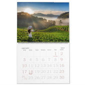 Waterverf Pastel Shade Square Foto Kalender (Jan 2027)