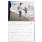 Waterverf Pastel Shade Square Foto Kalender (Feb 2027)