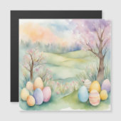 Waterverf Pastel Spring Scene (Voorkant / Achterkant)