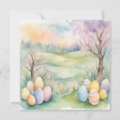 Waterverf Pastel Spring Scene (Voorkant)