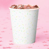 Waterverf Pastel Sprinkle Party Papieren Bekers