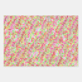 Waterverf Pastel Stippen Inpakpapier Vel (Voorkant)