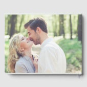 Waterverf Pastel Succulenten Bruiloft Gastenboek (Achterkant)