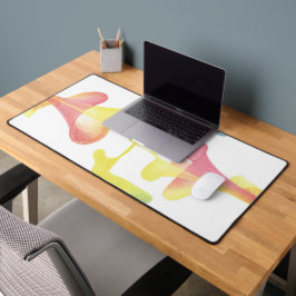 Waterverf Pastel Swirl Trompet Desk Mats Bureaumat