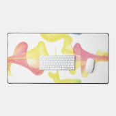 Waterverf Pastel Swirl Trompet Desk Mats Bureaumat (Keyboard & Muis)
