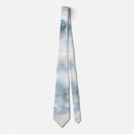 Waterverf Pastel Tonen Stropdas (Voorkant)