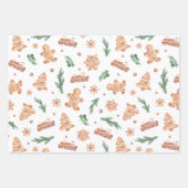 Waterverf pastel vakantie inpakpapier vellen (Voorkant 2)