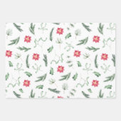 Waterverf pastel vakantie inpakpapier vellen (Voorkant)