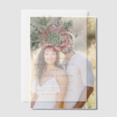 Waterverf pastel vetplanten bruiloft vellum uitnodigingen (Offset (Koppel))