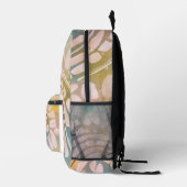  Waterverf pastelkleurige regenboog Bedrukte Rugzak (Rechts)