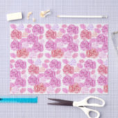 Waterverf Pastelrozen Patroon Tissuepapier (Craft)