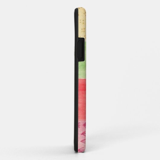 Waterverf Patchwork Case-Mate iPhone Case (Achterkant/rechts)