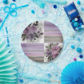 WATERVERF . Patchwork . Papieren Bordje (Feest)