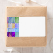 WATERVERF PATCHWORK TREE Bat Mitzvah Label (Insitu)