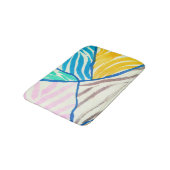 Waterverf patchwork: vieze schilderstijl. badmat (Gekanteld)