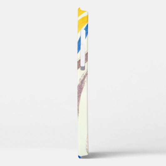 Waterverf patchwork: vieze schilderstijl. Case-Mate iPhone case (Achterkant / Links)