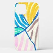 Waterverf patchwork: vieze schilderstijl. Case-Mate iPhone case (Achterkant)
