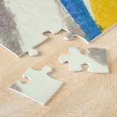 Waterverf patchwork: vieze schilderstijl. legpuzzel (Zijkant)