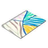 Waterverf patchwork: vieze schilderstijl. notitieboek (Linkerzijde)