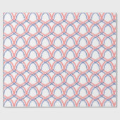 Waterverf Patriottisch Rood Wit & Blauw 4 juli  Cadeaupapier (Vlak)