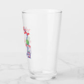 Waterverf Patriottische Amerikaanse vlag Topiary C Glas (Links)