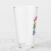 Waterverf Patriottische Amerikaanse vlag Topiary C Glas (Rechts)