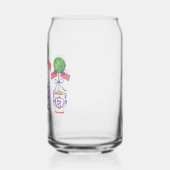 Waterverf Patriottische Amerikaanse vlag Topiary G Blikvorm Glas (Links)