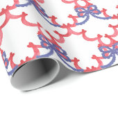 Waterverf patriottische bogen cadeaupapier (Rol Hoek)