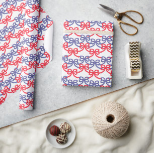 Waterverf patriottische bogen cadeaupapier