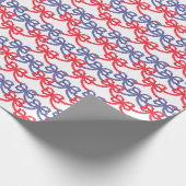 Waterverf patriottische bogen cadeaupapier (Hoek)