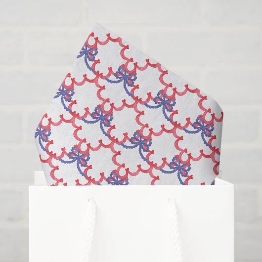 Waterverf patriottische bogen tissuepapier (Cadeauzakje)
