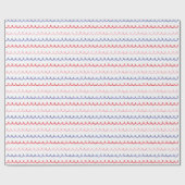 Waterverf Patriottische Bunting Squiggles Cadeaupapier (Vlak)