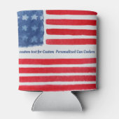 Waterverf Patriottische Familiereünie Blikjeskoeler (Achterkant)