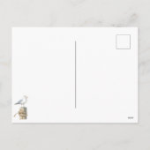 Waterverf Patriottische Rood Wit & Blauw Strand Sc Feestdagenkaart (Achterkant)