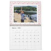 Waterverf patronen | Aangepaste agenda voor foto's Kalender (Feb 2026)