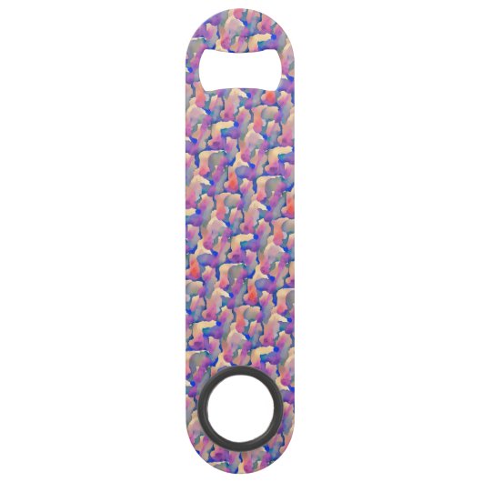 Waterverf Patroon Aangepaste flesopening Speed Flessenopener (Achterkant)