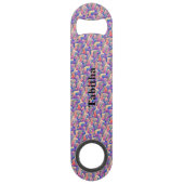 Waterverf Patroon Aangepaste flesopening Speed Flessenopener (Voorkant)