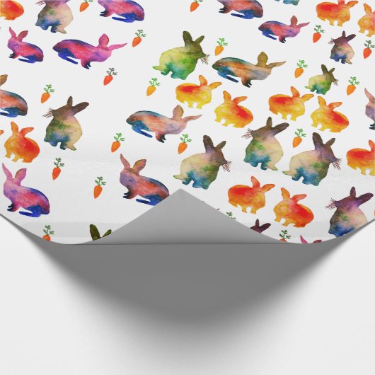 Waterverf Patroon Cadeaupapier (Hoek)