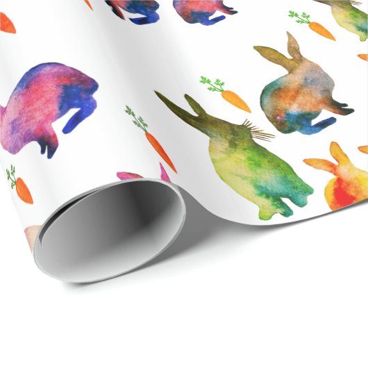 Waterverf Patroon Cadeaupapier (Rol Hoek)