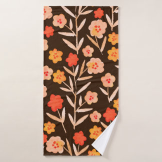  waterverf patroon, florale textuur met ha badhanddoek