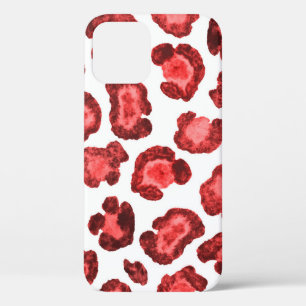 Waterverf patroon illustratie luipaard huid. Uitsl Case-Mate iPhone Case
