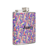 Waterverf Patroon maatkolf Heupfles (Rechts)