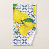 Waterverf Patroon Middellandse-Zeemleeuwen Bad Handdoek (Handdoek)