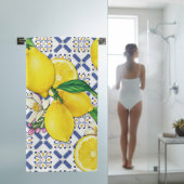 Waterverf Patroon Middellandse-Zeemleeuwen Bad Handdoek