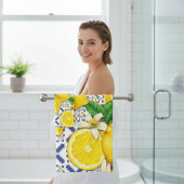 Waterverf Patroon Middellandse-Zeemleeuwen Bad Handdoek