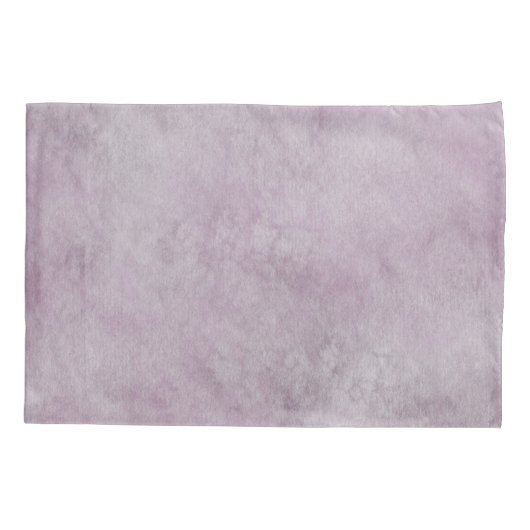 Waterverf Patroon Paars Heather Kussensloop (Achterkant-Links)