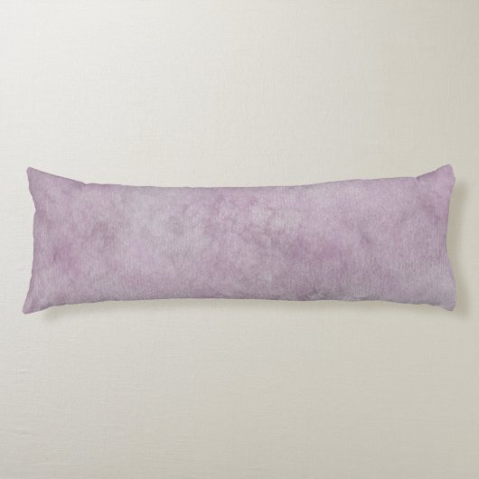 Waterverf Patroon Paars Heather Lichaamskussen (Voorkant)