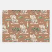 Waterverf - Patroon voor mamma en baby ' s Inpakpapier Vel (Voorkant 2)