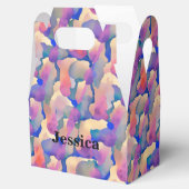 Waterverf Patroon voor persoonlijk gebruik Bedankdoosjes (Geopend)