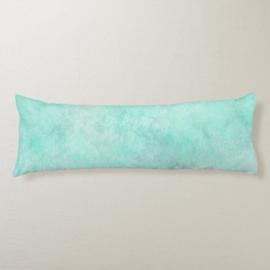 Waterverf Patroon Zee Schuimbekken Decor Lichaamskussen (Voorkant)